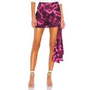 CINQ a SEPT Ryder Satin Printed Mini Skirt NWT Size 8 medium m